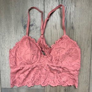 AERIE WOMENS GIRLS LACE PADDED BRALETTE BRA
